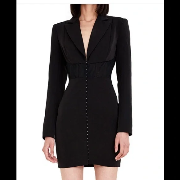 Bardot Corset Blazer Dress 👗 New - Picture 1 of 16